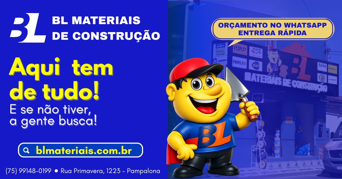 Categorias de produtos BL Materiais